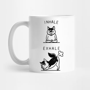 Inhale Exhale Husky Mug